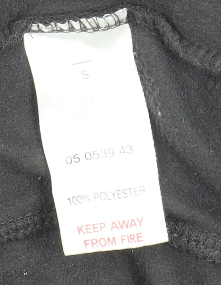 Mens UK Size S Peter Storm Black 1/2 Zip Sweatshirt