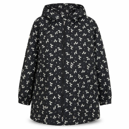 Louche Women's Black Animal Print Hooded Jacket M