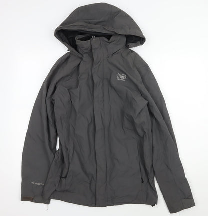 Mens UK Size S Karrimor Grey Windbreaker Coat