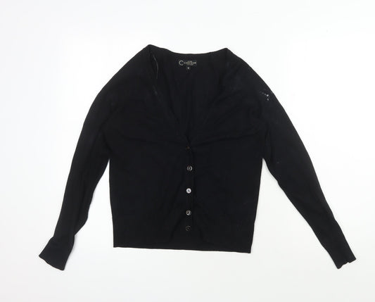 Womens UK Size 10 New Look Black Cardigan Jumper
