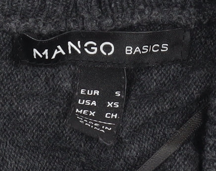 Mango Women's Grey Cardigan, Size S, Long Sleeve