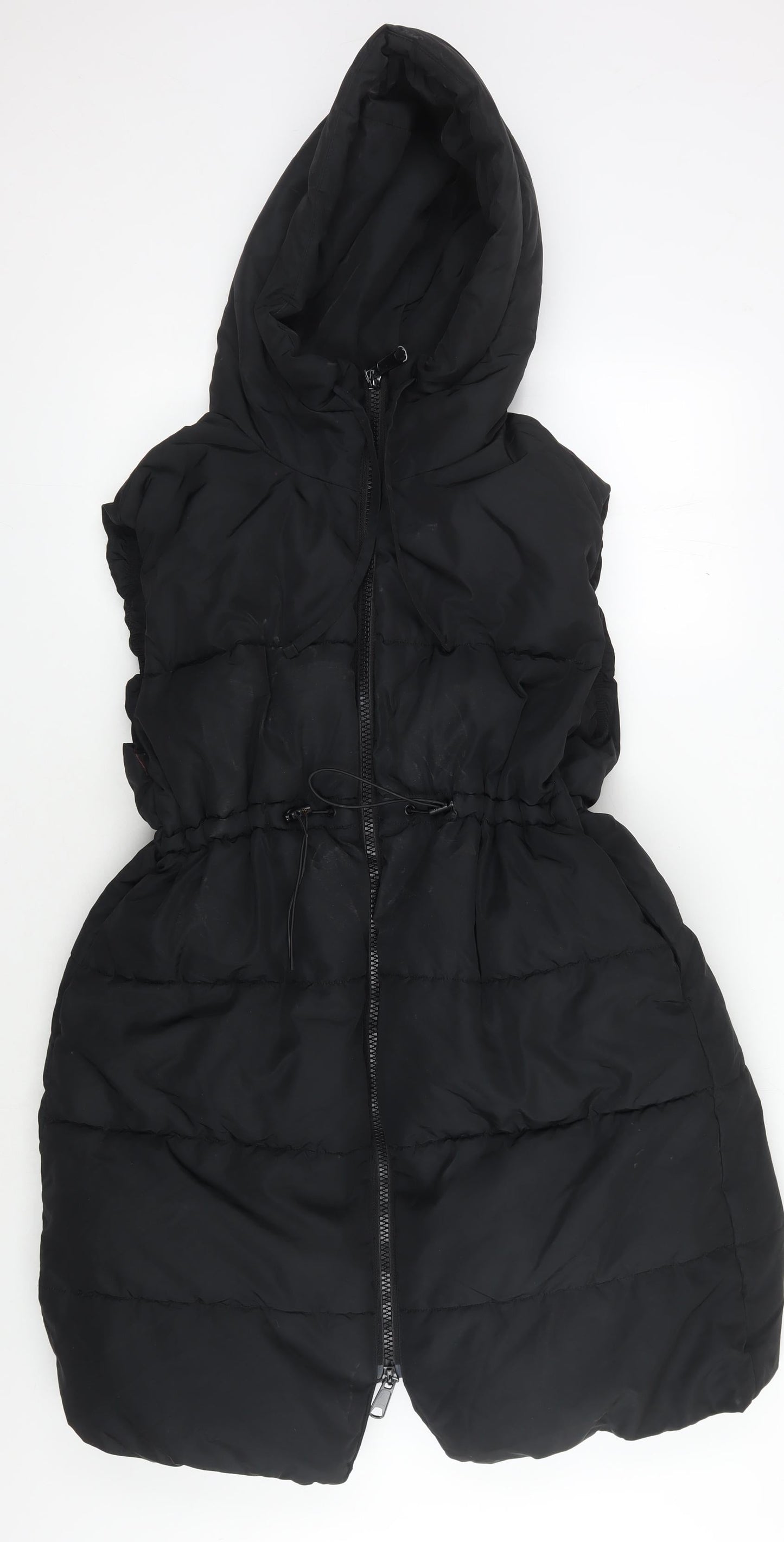 Womens UK Size M H&M Black Puffer Jacket