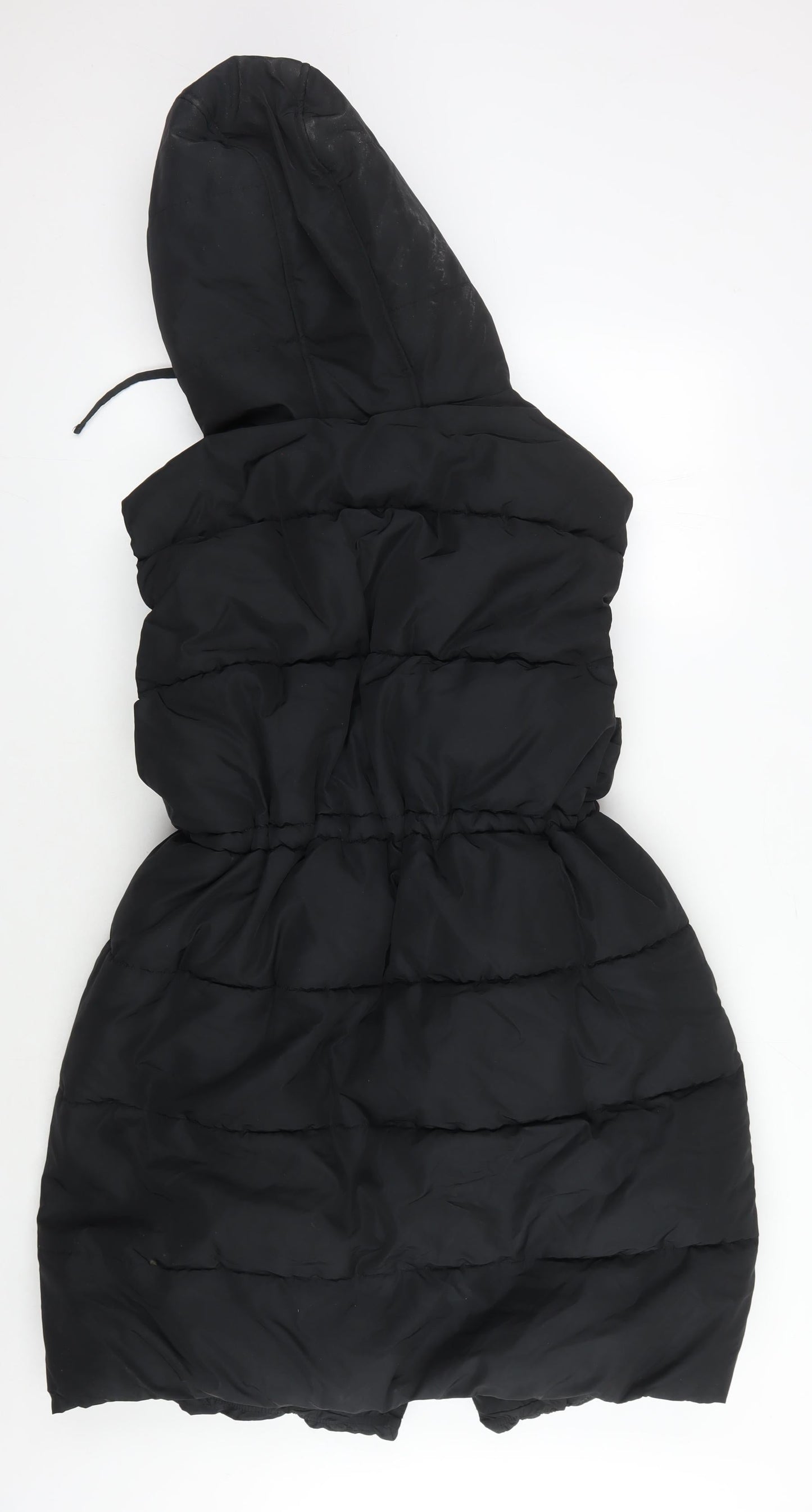 Womens UK Size M H&M Black Puffer Jacket