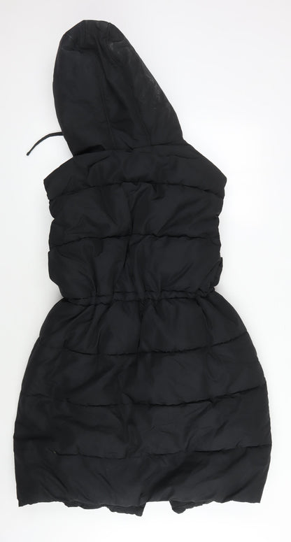 Womens UK Size M H&M Black Puffer Jacket