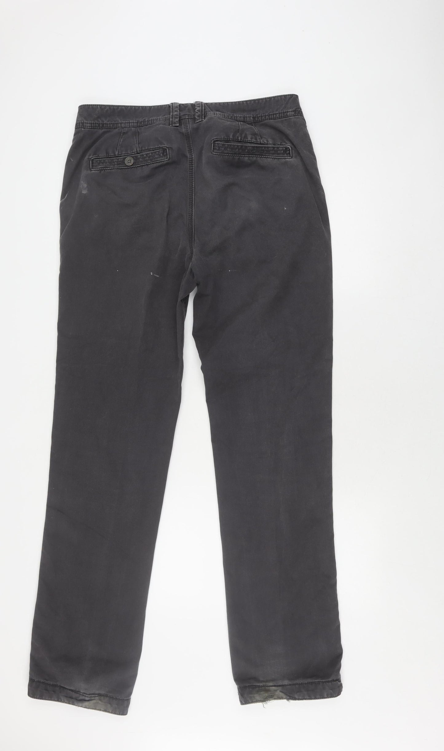 FatFace Men's Black 32L Chino Trousers