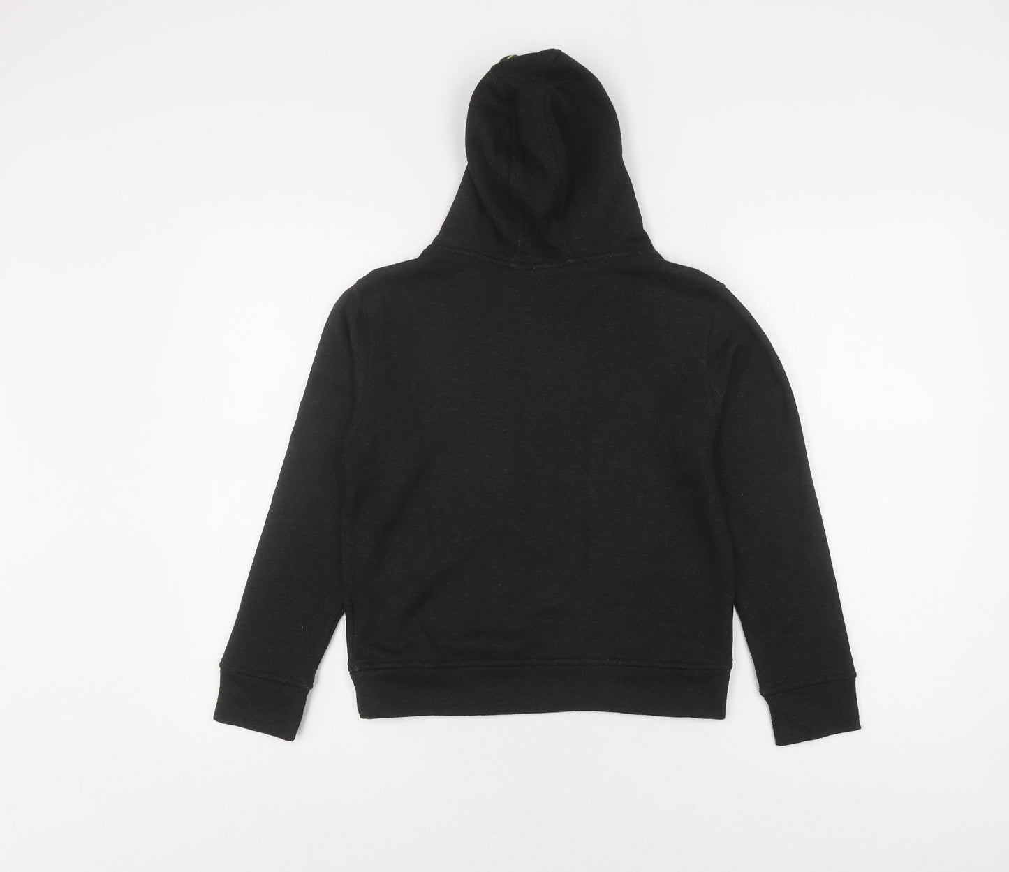 Puma Boys Black Hoodie 6-7 Years Logo Pullover Jersey