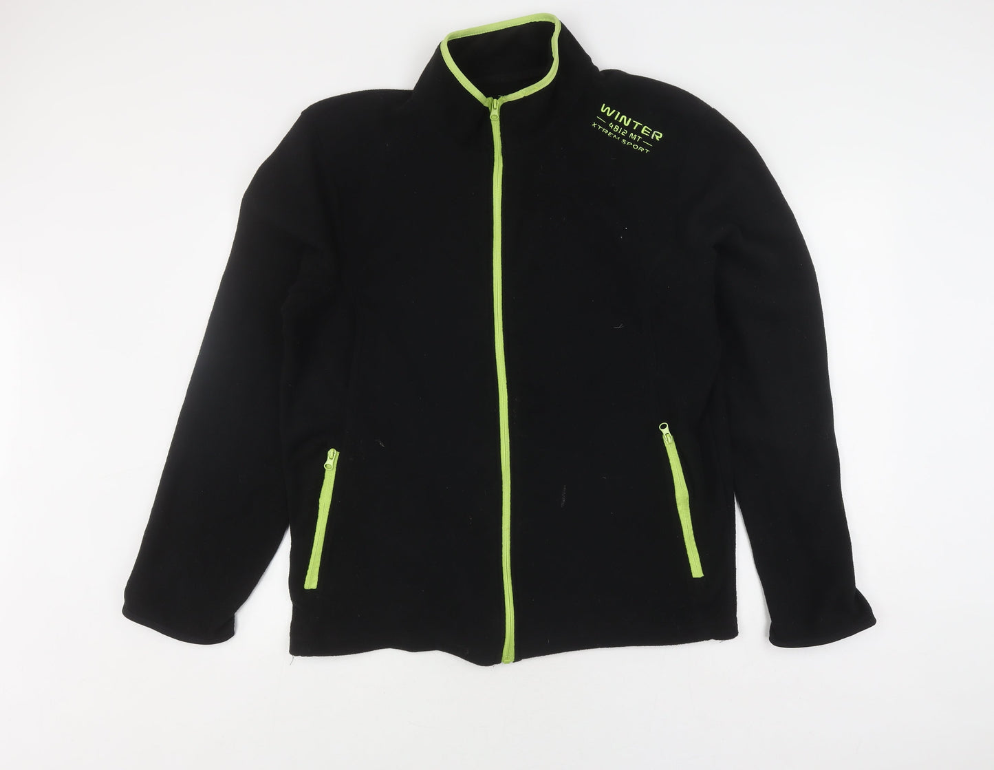 Atlas for Men Black Men's Fleece Jacket L Outdoor