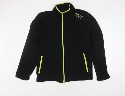 Atlas for Men Black Men's Fleece Jacket L Outdoor