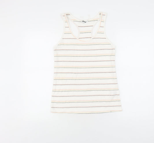 Animal Women's Multicoloured Striped Tank Top Size 10