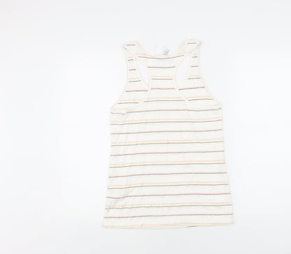 Animal Women's Multicoloured Striped Tank Top Size 10