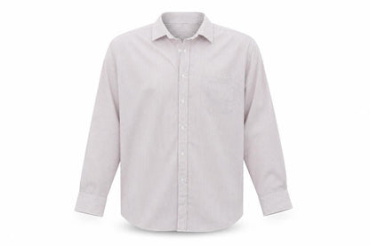 Front view of Thomas Nash Men's Multicoloured Striped Shirt, size 16.5