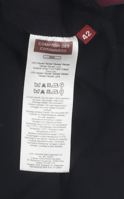 Comptoir des Cotonniers Black Women's Pencil Skirt Size 14