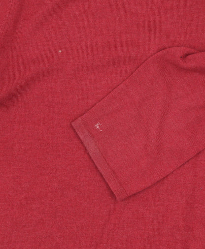 Eastex Women's Red Henley Jumper, Size 12