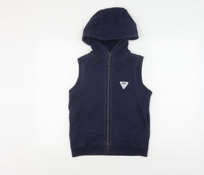 Sonneti Boys Navy Sleeveless Hooded Jacket 10-12 Years