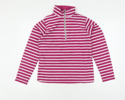 GAP Women's Pink Striped Sweatshirt Long Sleeve S