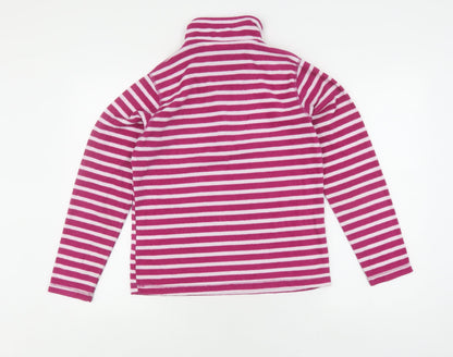GAP Women's Pink Striped Sweatshirt Long Sleeve S
