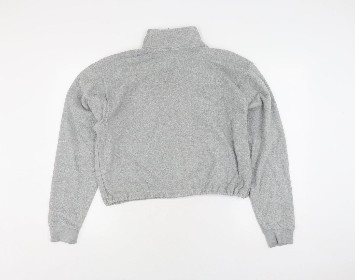 Urban Unisex Grey Fleece Sweatshirt M Zip Casual