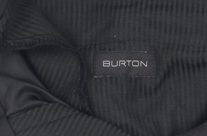 Burton Men's Black 38 Trousers Polyester Viscose