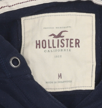 Hollister Women's Navy Pullover Hoodie M - Casual Style