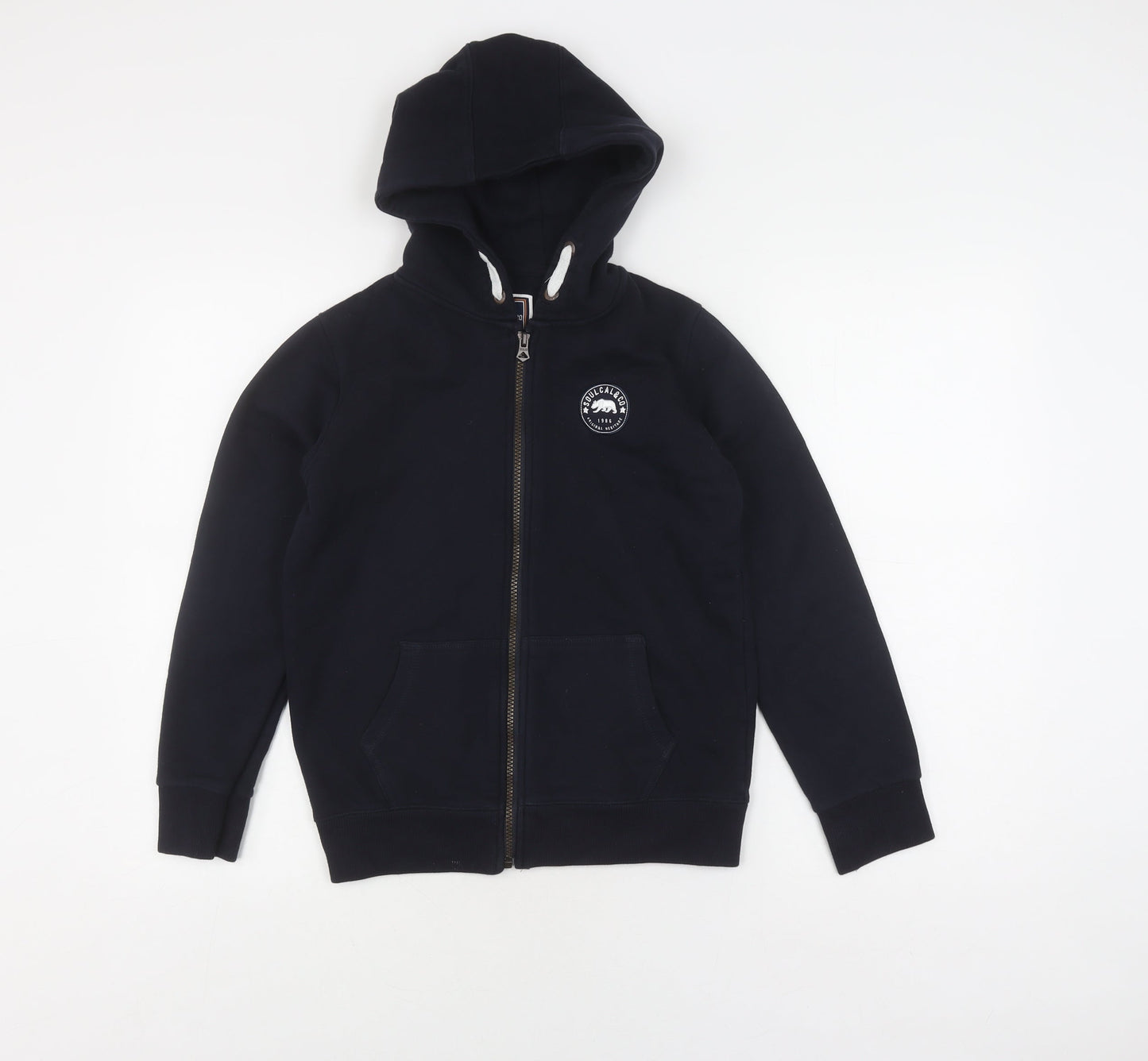 SoulCal & Co Girls Black Full Zip Hoodie 13 Years
