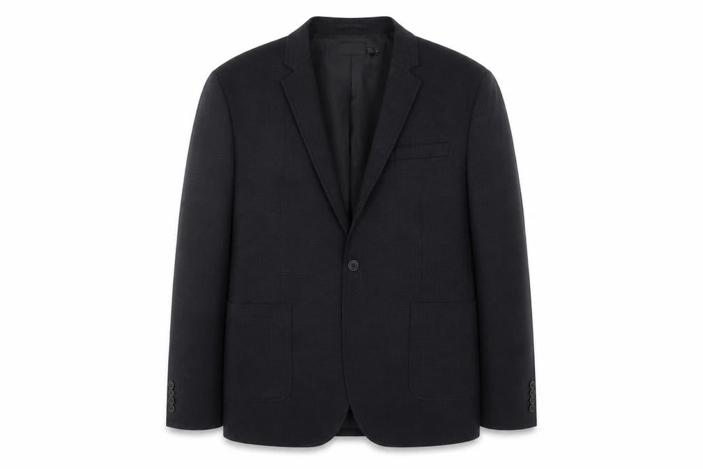 Mens UK Size 46 ASOS Regular Black Suit Jacket