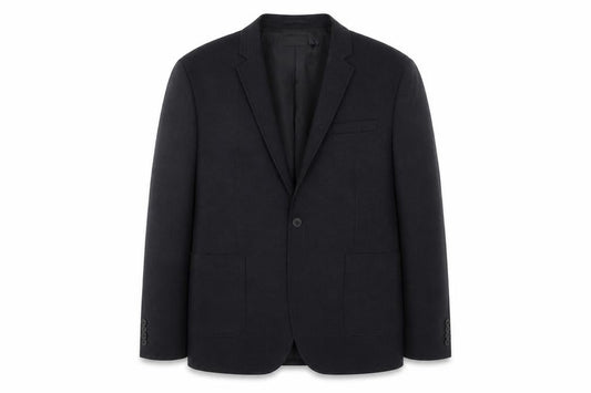 Mens UK Size 46 ASOS Regular Black Suit Jacket
