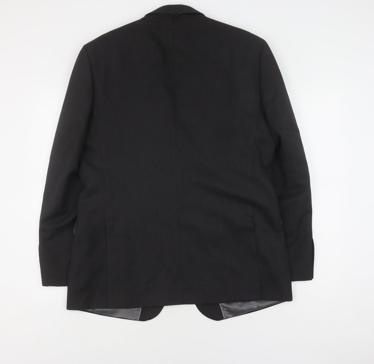 Mens UK Size 44 Burton Regular Black Suit Jacket
