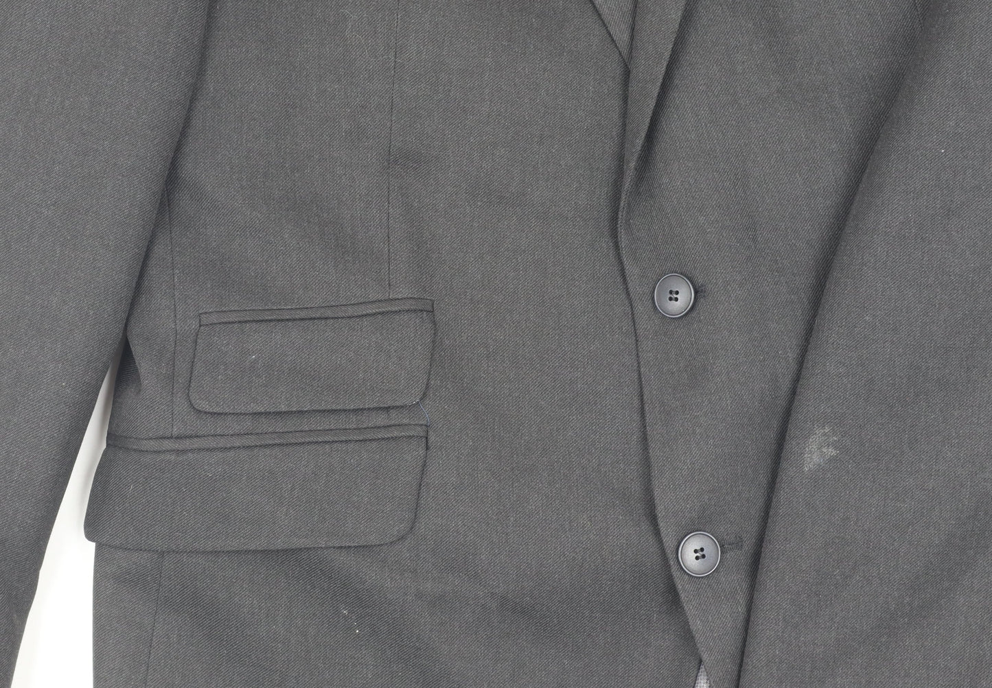Mens UK Size 44 Burton Regular Black Suit Jacket