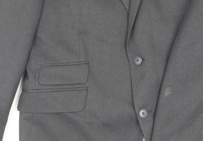 Mens UK Size 44 Burton Regular Black Suit Jacket