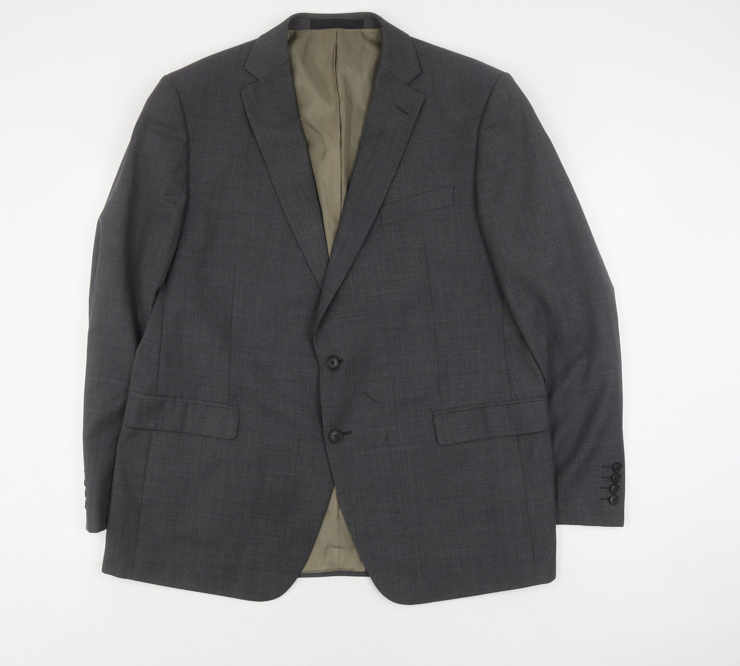 Mens UK Size 46 Marks and Spencer Regular Grey Suit Jacket