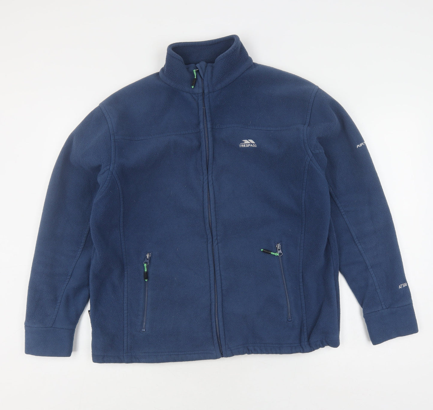 Mens UK Size M Trespass Blue Full Zip Sweatshirt