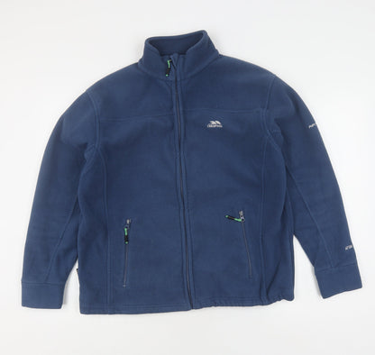 Mens UK Size M Trespass Blue Full Zip Sweatshirt