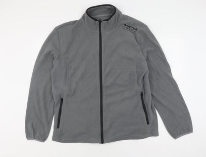 Atlas For Men Grey XL Fleece Jacket - Outdoor Winter Essential
