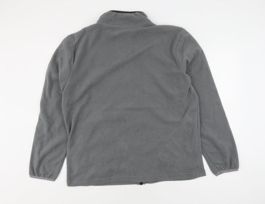 Atlas For Men Grey XL Fleece Jacket - Outdoor Winter Essential