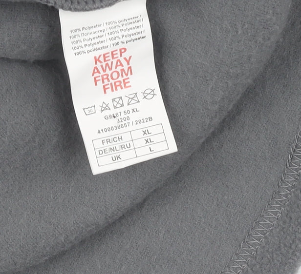 Atlas For Men Grey XL Fleece Jacket - Outdoor Winter Essential