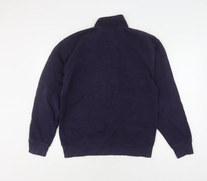 Mens UK Size S Orvis Blue Pullover Sweatshirt