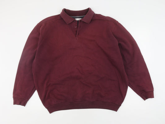 EWM Pure Classics Men's XL Purple Long Sleeve Polo