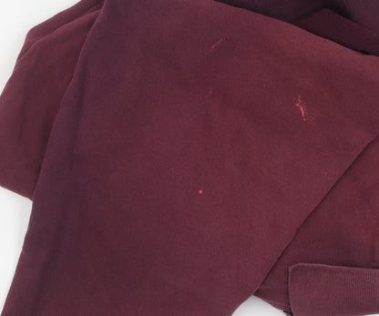 EWM Pure Classics Men's XL Purple Long Sleeve Polo