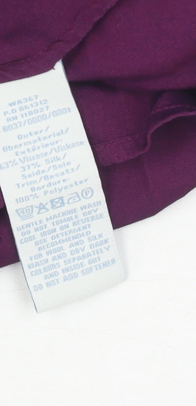 Boden Women's Purple Long Sleeve Tunic Blouse, Size 12