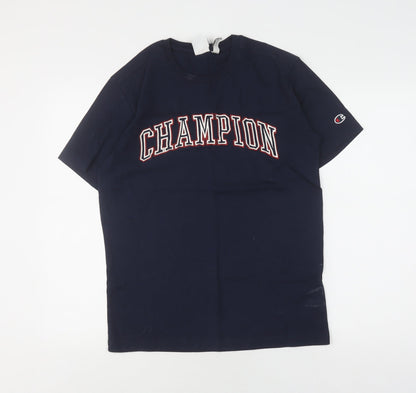 Mens UK Size S Champion Blue  T-Shirt