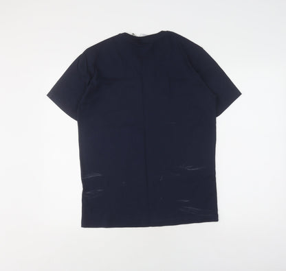 Mens UK Size S Champion Blue  T-Shirt