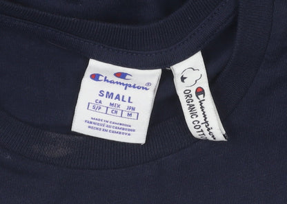 Mens UK Size S Champion Blue  T-Shirt