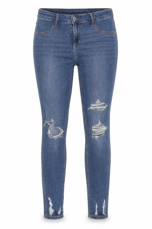 Womens UK Size 9 Hollister Regular Fit Jegging Blue Jeans