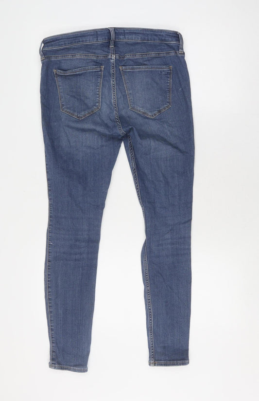 Hollister Women's Blue Distressed Jegging Jeans Size 9