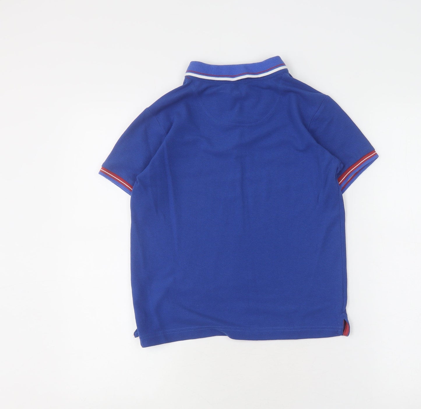 Ben Sherman Boys Blue Polo Shirt, Size 11 Years, Regular Fit