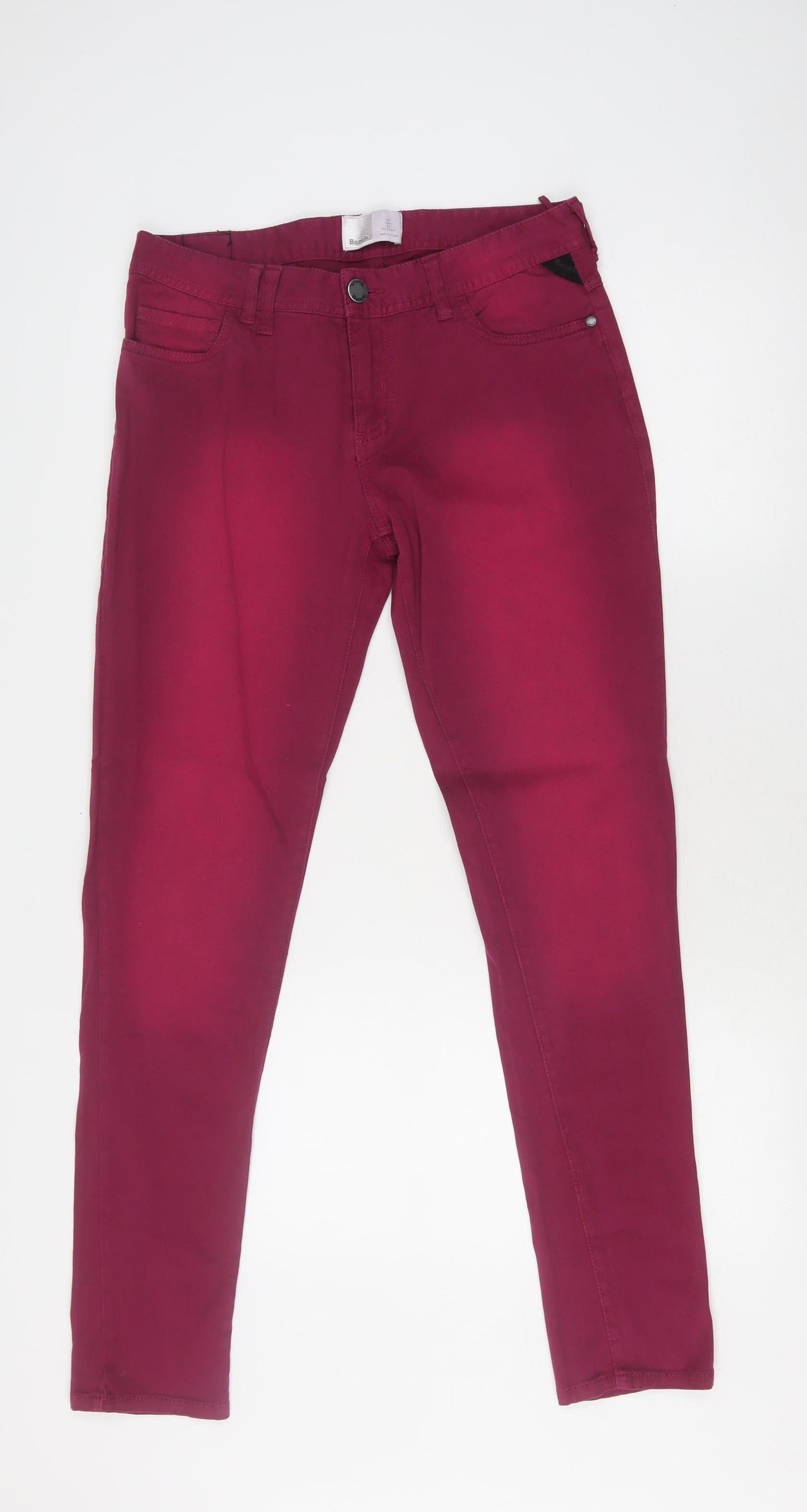 Bench Women's Red Skinny Jeans 30 Waist