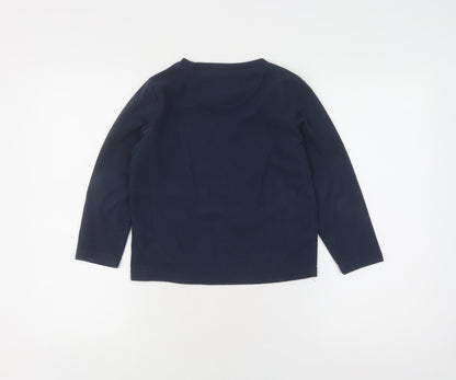 Peter Storm Boys Blue Fleece Pullover Sweatshirt, Size 5-6 Years