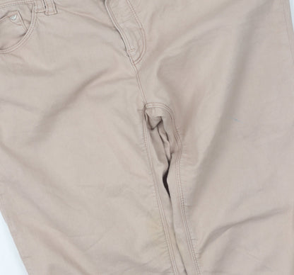 Armani Women's Beige Slim Straight Jeans - Size 2