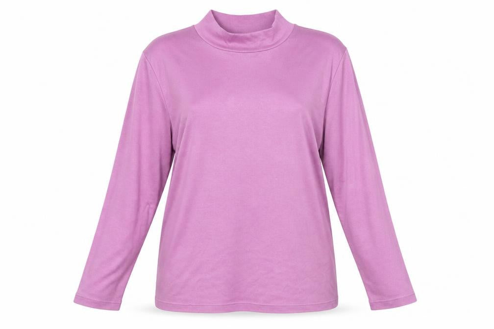 Womens UK Size XL Damart Purple Basic T-Shirt