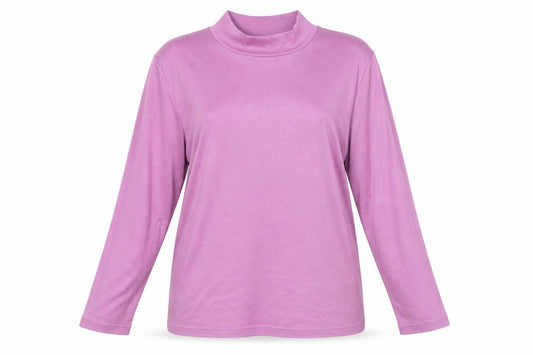 Womens UK Size XL Damart Purple Basic T-Shirt